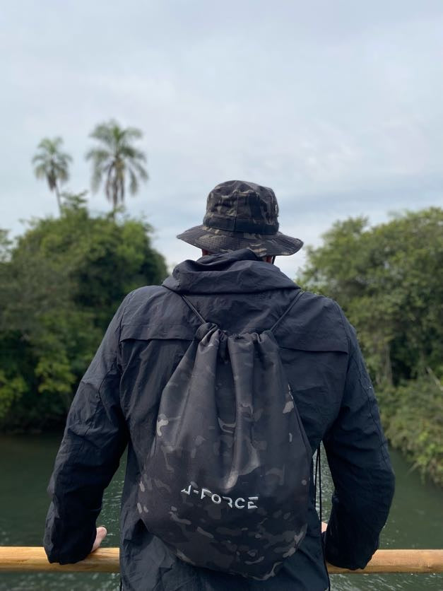 JForce - Drawstring Polyester Tactical Backpack in Field