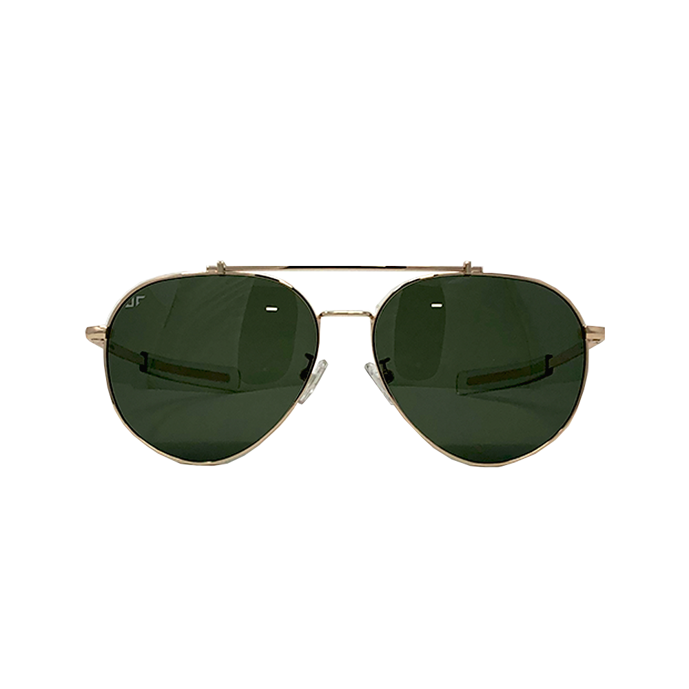 JForce - Classic Aviator Sunglasses for Men Gold