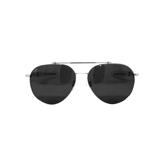 JForce -Classic Aviator Sunglasses for Men Silver