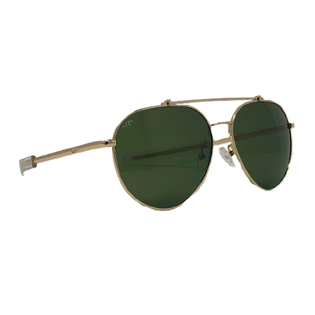 JForce - Classic Aviator Sunglasses for Men Gold