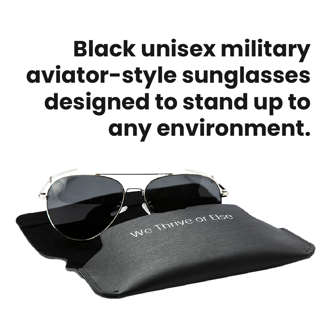 JForce -Classic Aviator Sunglasses for Men Silver