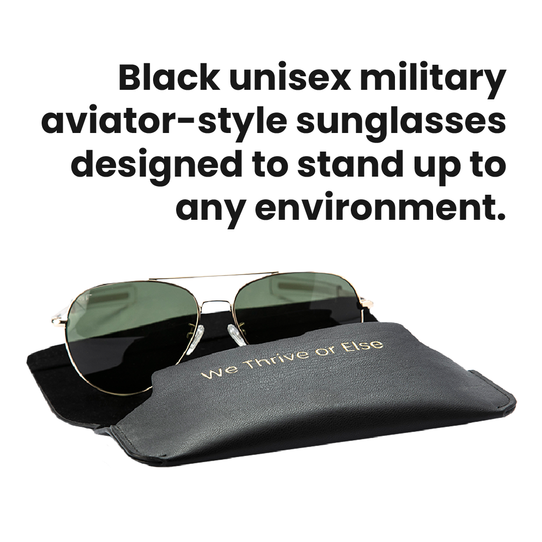 JForce -Vintage Aviator Sunglasses for Men Gold